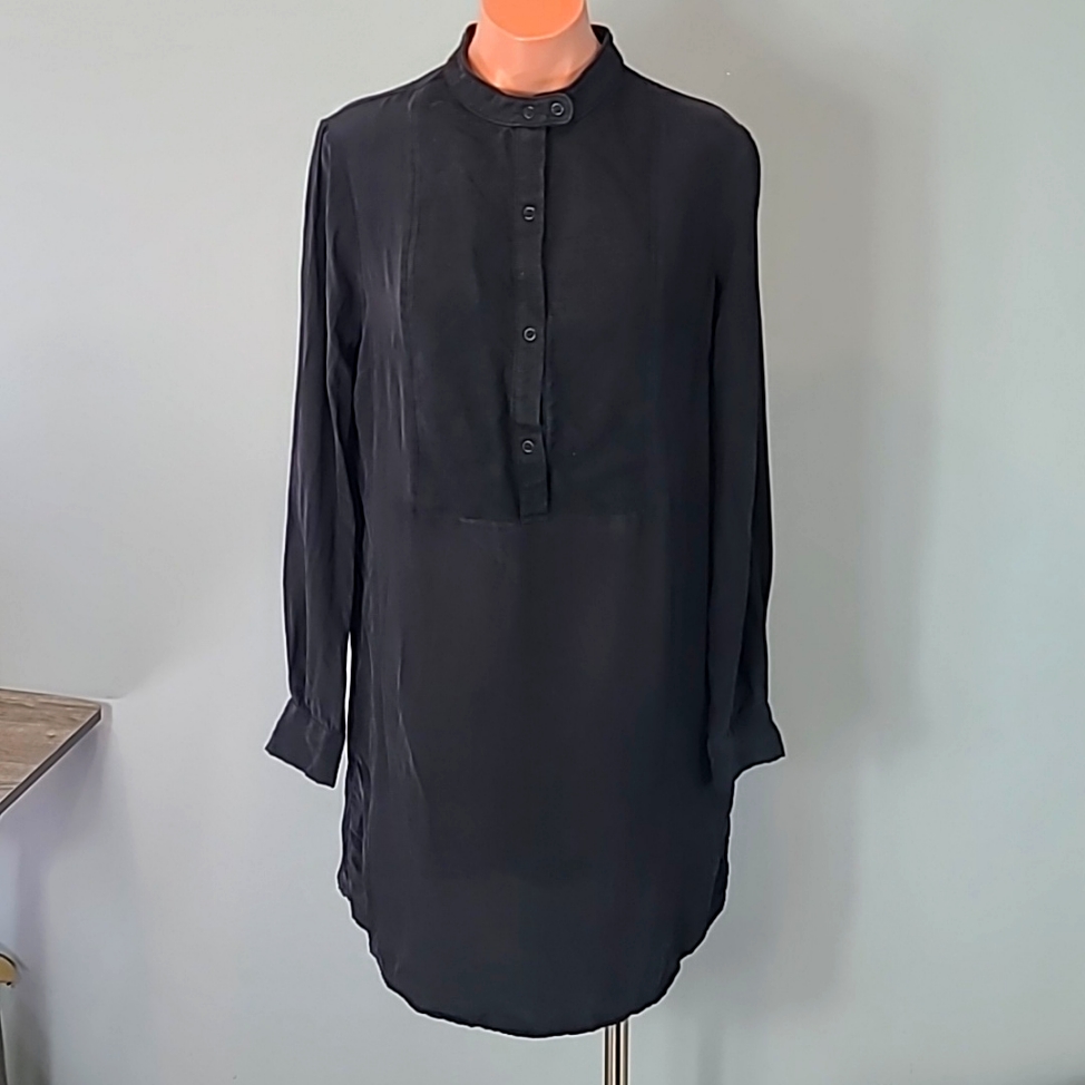 Emerson Fry Black Long Sleeve Tunic Dress